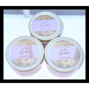 Bath & Body Works In the Stars 6.5oz Glowtion Whipped Body Butter Cream x3